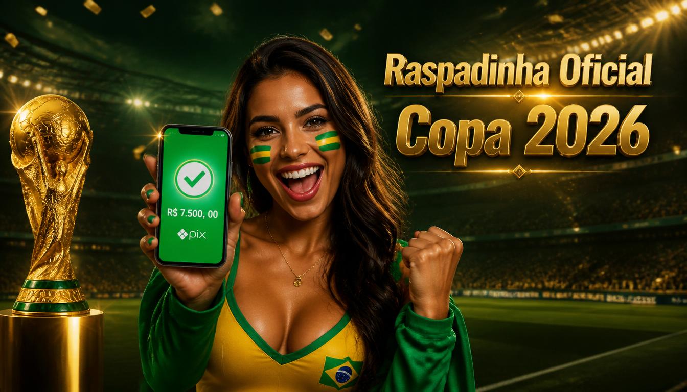 Hexa Premiado — Raspadinha da Copa 2026